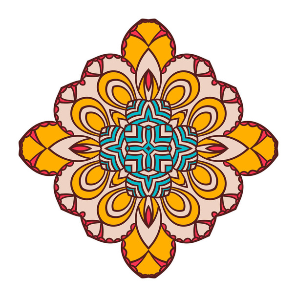 Mandala. Ethnic decorative element. - Vector, imagen