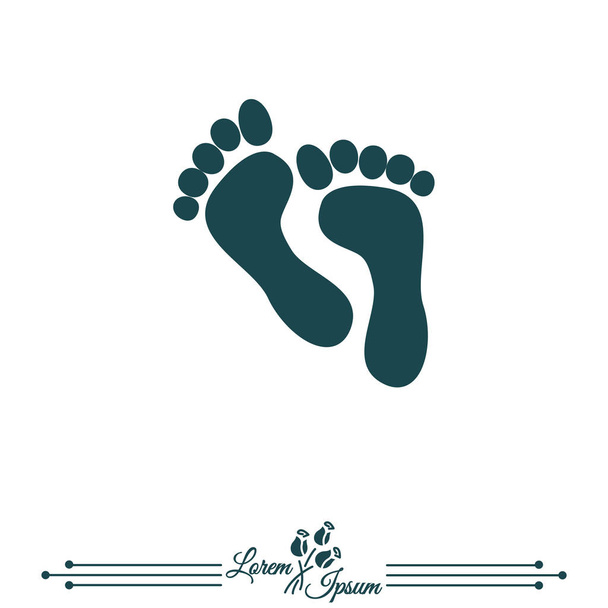 Design der Fußsymbole - Vektor, Bild