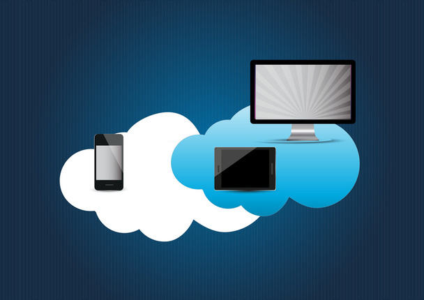 Cloud services - Вектор, зображення