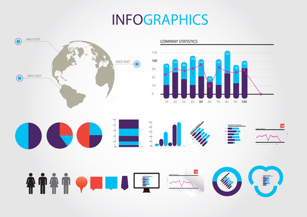 Infographics - Vettoriali, immagini