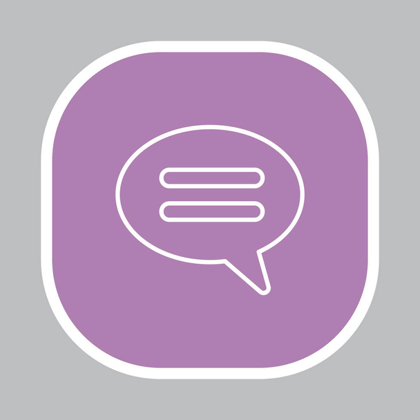 comment line icon - Vector, Image