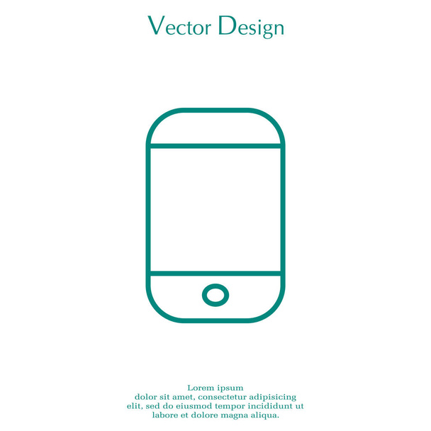 Projektowanie ikony Smartphone - Wektor, obraz