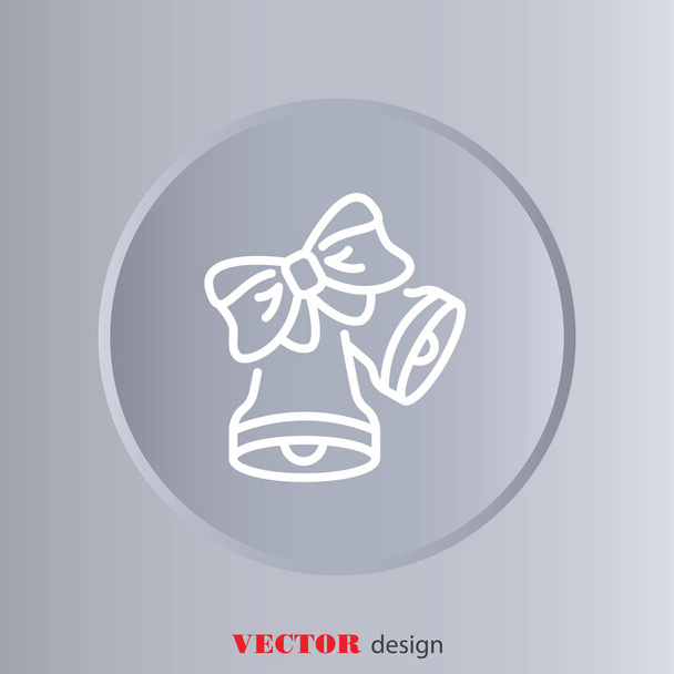School bell icon - Vector, Image