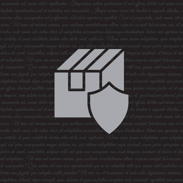 Ícone de proteção de compra
 - Vetor, Imagem