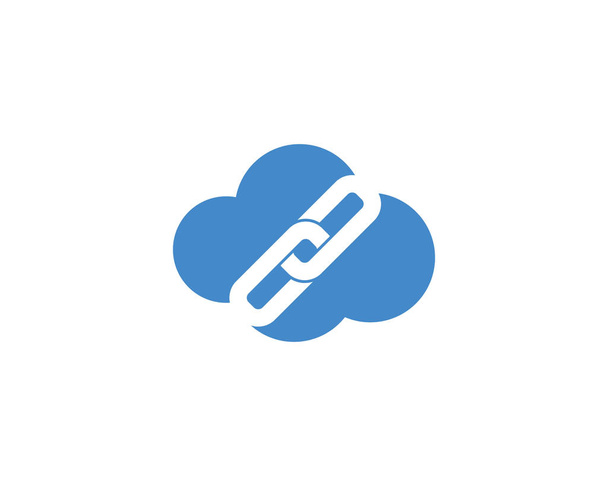 Cloud logo logo and templ ate - Vector, Image