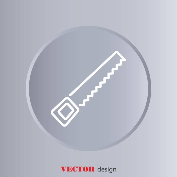 Web line icon of Saw - Vector, Image