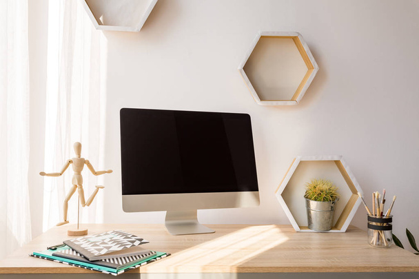 Working space at home - Foto, Imagem