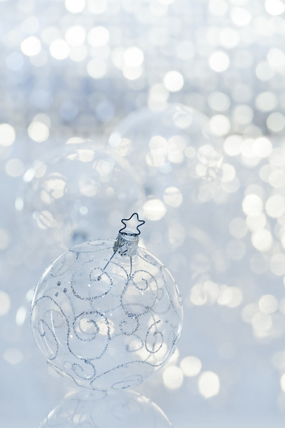 Transparent Christmas ball - Foto, Imagem