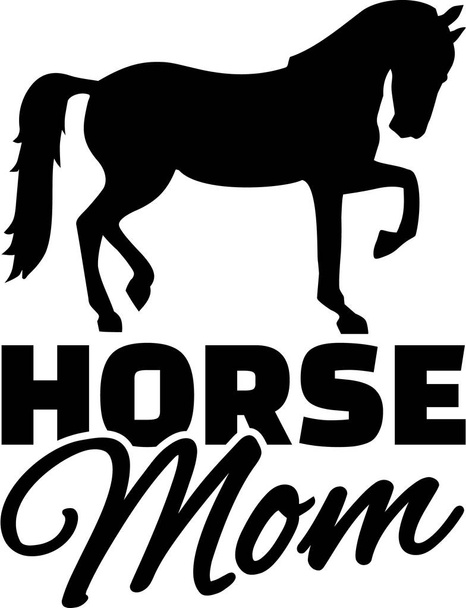 馬のお母さんベクトル - ベクター画像