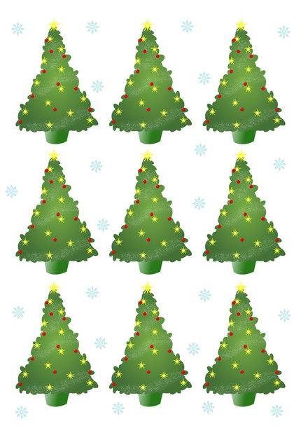 Árboles de Navidad - Foto, Imagen