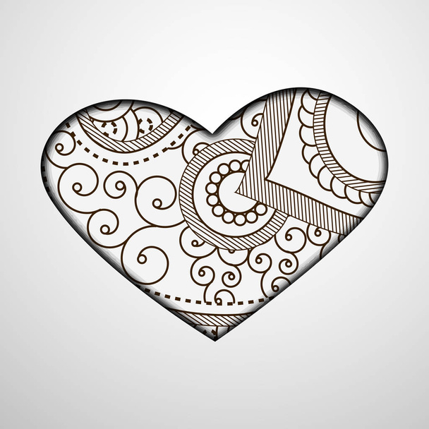 Illustration of background for Valentine Day - Vector, Image