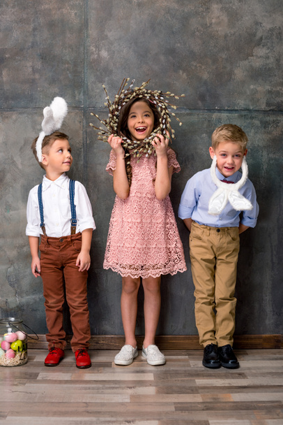 Kinderen in bunny oren - Foto, afbeelding