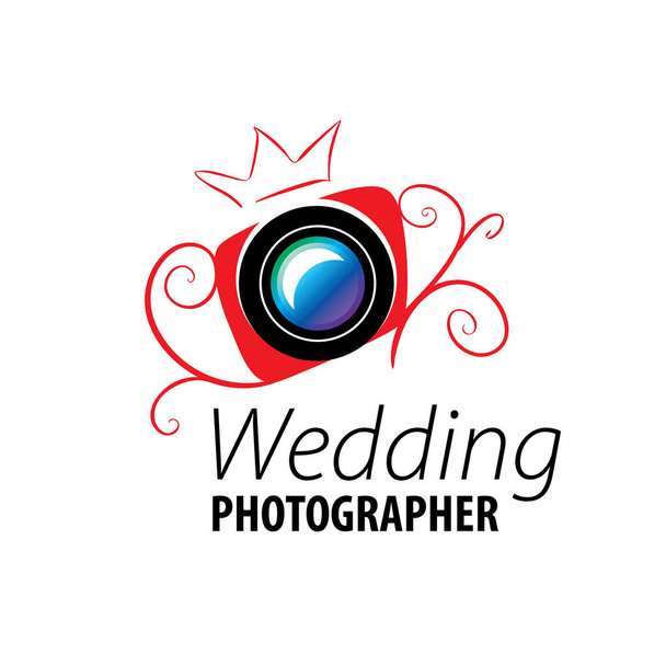 ロゴの結婚式の写真 - ベクター画像