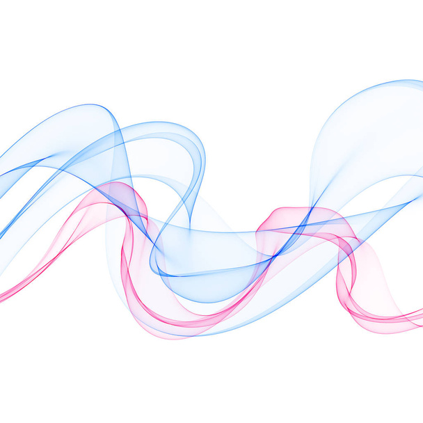 Formas de humo de color abstracto en blanco
 - Foto, imagen