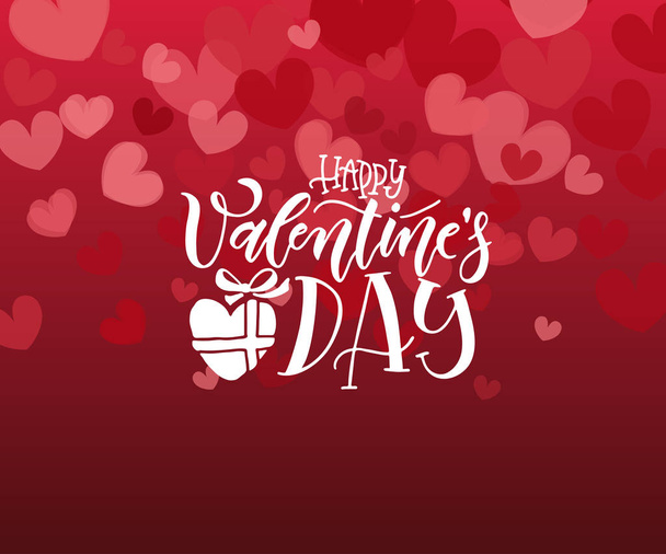 glücklicher Valentinstag Logo - Vektor, Bild
