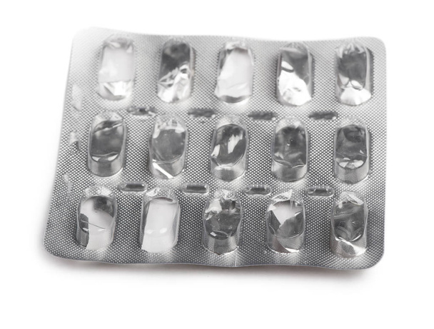 Пустой пакет таблеток
 - Фото, изображение