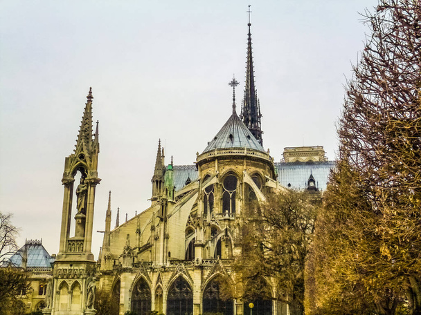 Hdr Notre Dame Párizs - Fotó, kép
