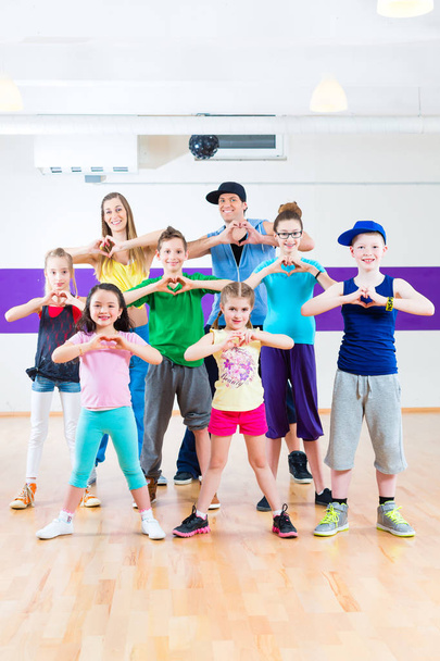 Dance teacher and kids  - Photo, Image