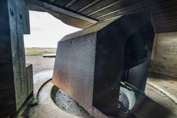 German bunkers and artillery in Normandy,France - Photo, Image