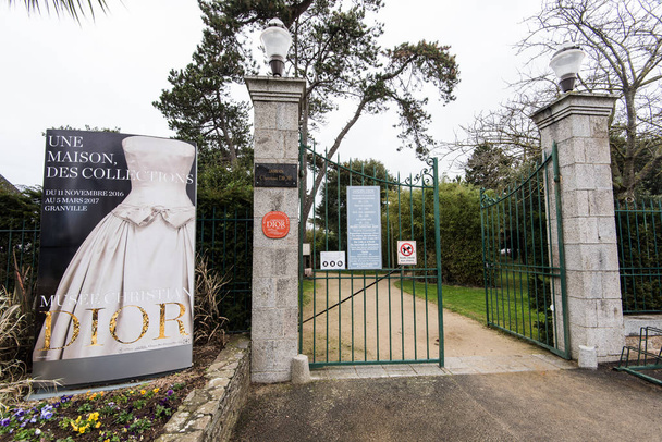 Christian Dior Dom i Muzeum w Granville, Francja. - Zdjęcie, obraz