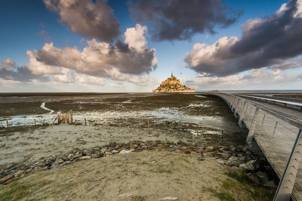 Abbey in Mont Saint Michel in France - Photo, Image