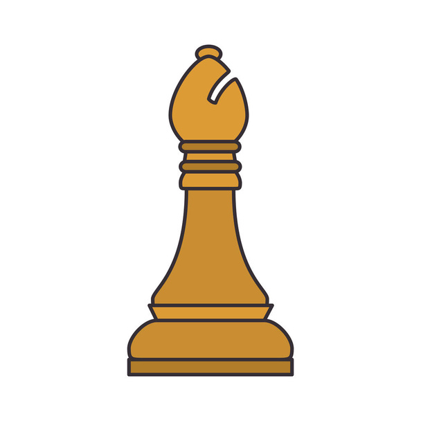 jogo de xadrez ícone peça - Vetor, Imagem