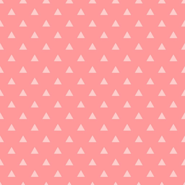 Modèle vectoriel tuile avec des triangles roses sur fond rose pastel
 - Vecteur, image