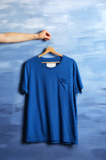 Blank cotton t-shirt  - Φωτογραφία, εικόνα