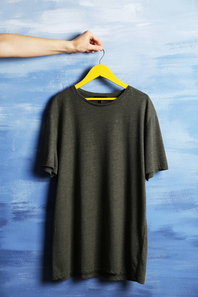 Blank cotton t-shirt  - Фото, изображение