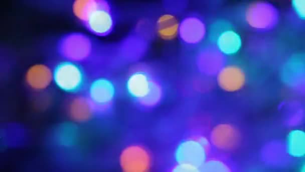 Lens Flare bokeh christmas new year lights background for different events!!! - Footage, Video