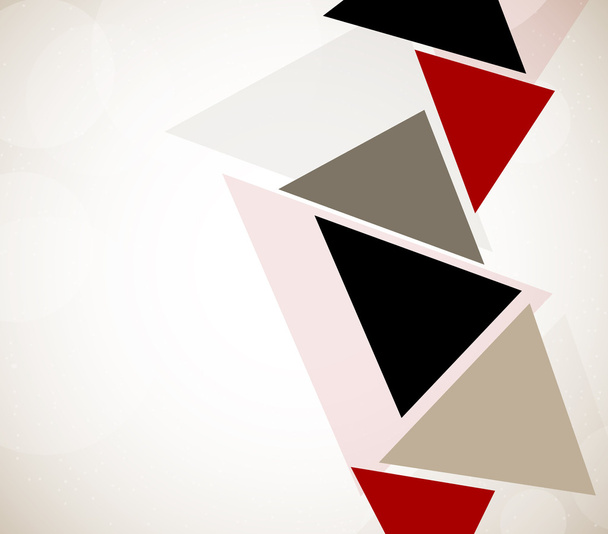 Abstract design with triangles - Vector, Image