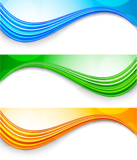 Set of tech banners - Vector, imagen