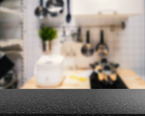 graniitti työtaso keittiön tausta
 - Valokuva, kuva