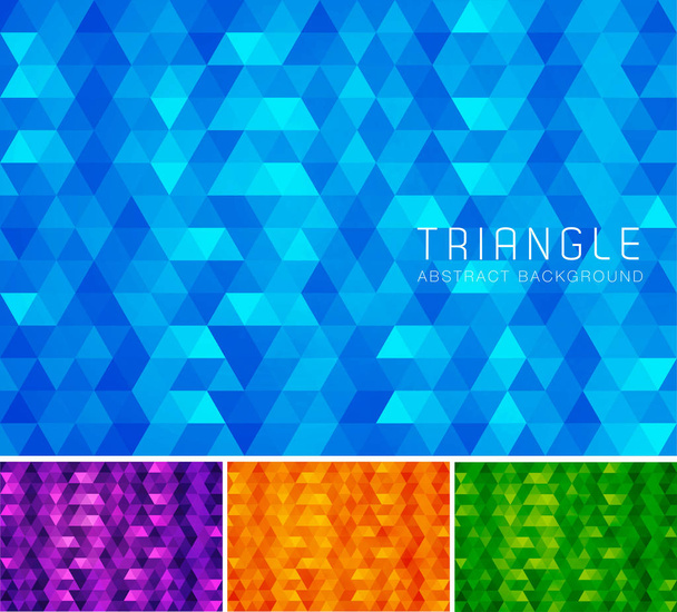 Dreieck abstrakter Hintergrund - Vektor, Bild
