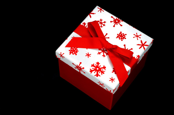 Red and White gift box - Foto, Imagem