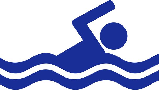 icône de natation vecteur
 - Vecteur, image