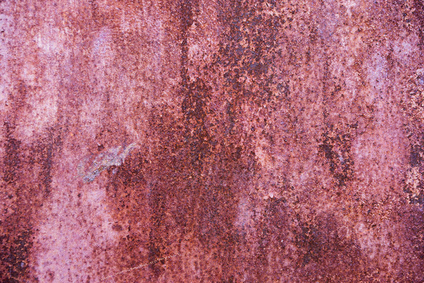 Zkorodované barevné červené rezavé kovové pozadí abstraktní, rezavé splněny - Fotografie, Obrázek