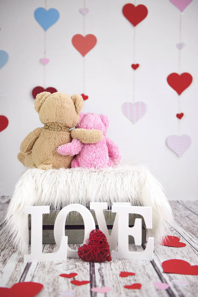zwei Spielzeug-Teddybären - Foto, Bild