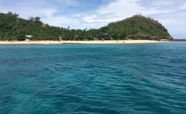 Yhden Mamanucasin saaren maisema Fidzi
 - Valokuva, kuva