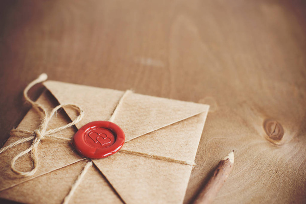 Love Letter and pencil - Foto, Bild