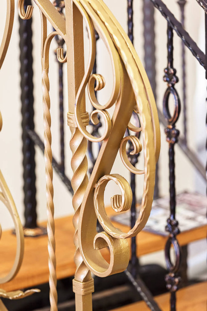 decorations made of wrought iron, note shallow depth of field - Foto, immagini