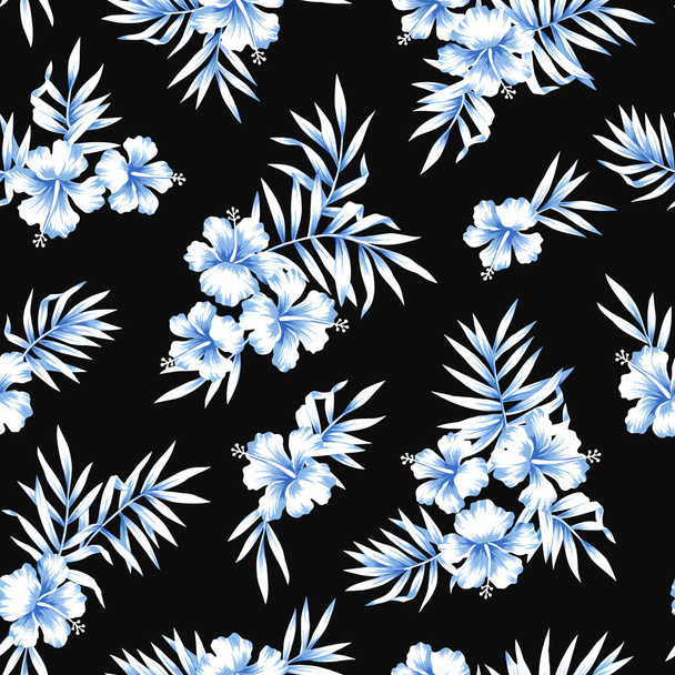 Hibiscus flower pattern - Foto, Imagem