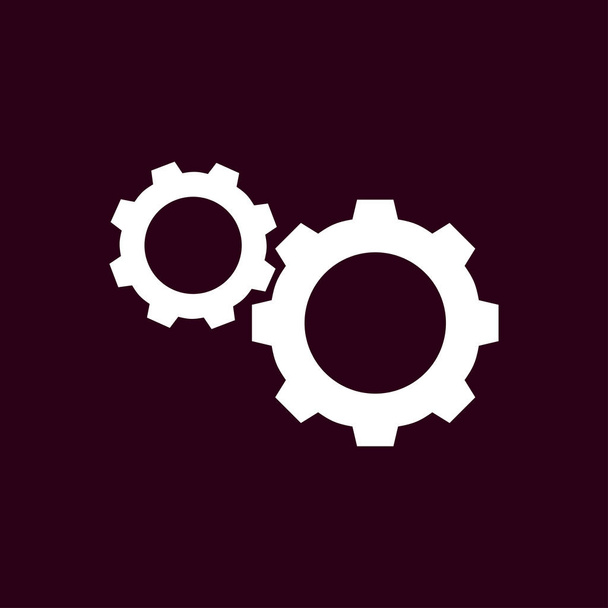 gears icon illustration - Vector, Image