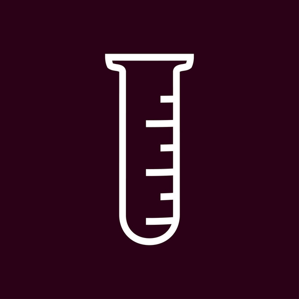 ikona zkušební trubice - Vektor, obrázek
