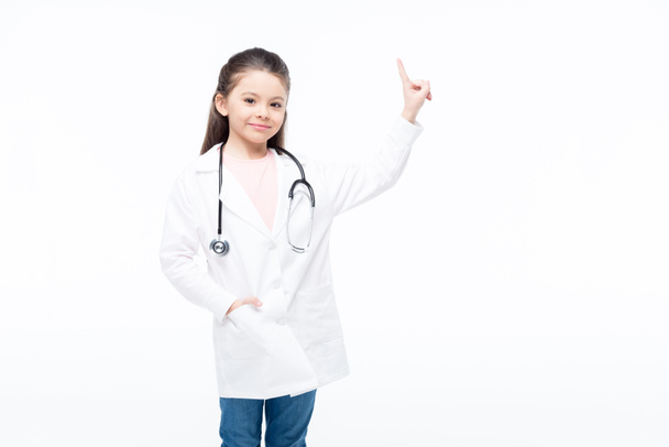 Girl in doctor costume - Fotó, kép