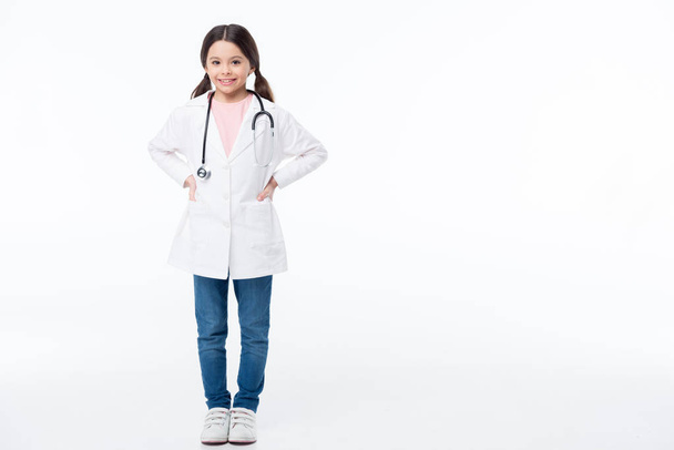 Girl in doctor costume - Zdjęcie, obraz