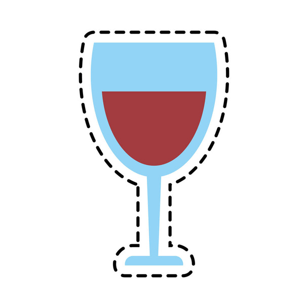 ワイングラスのアイコン - ベクター画像