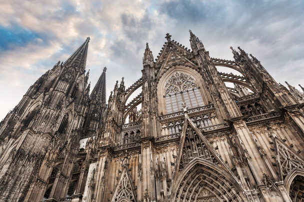 Cologne Cathedral, Germany. Details of the facade - Valokuva, kuva
