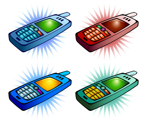 Mobile phone - Vector, Image
