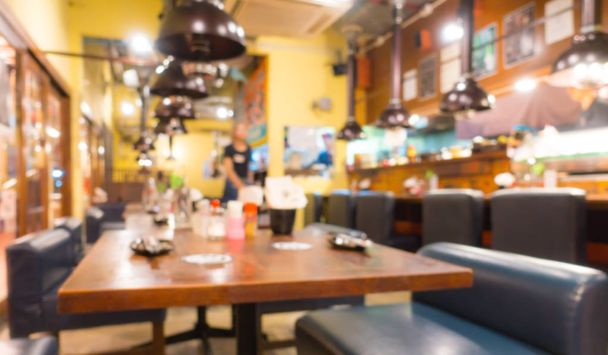 Japonés Izakaya restaurante borrosa para fondo
 - Foto, Imagen